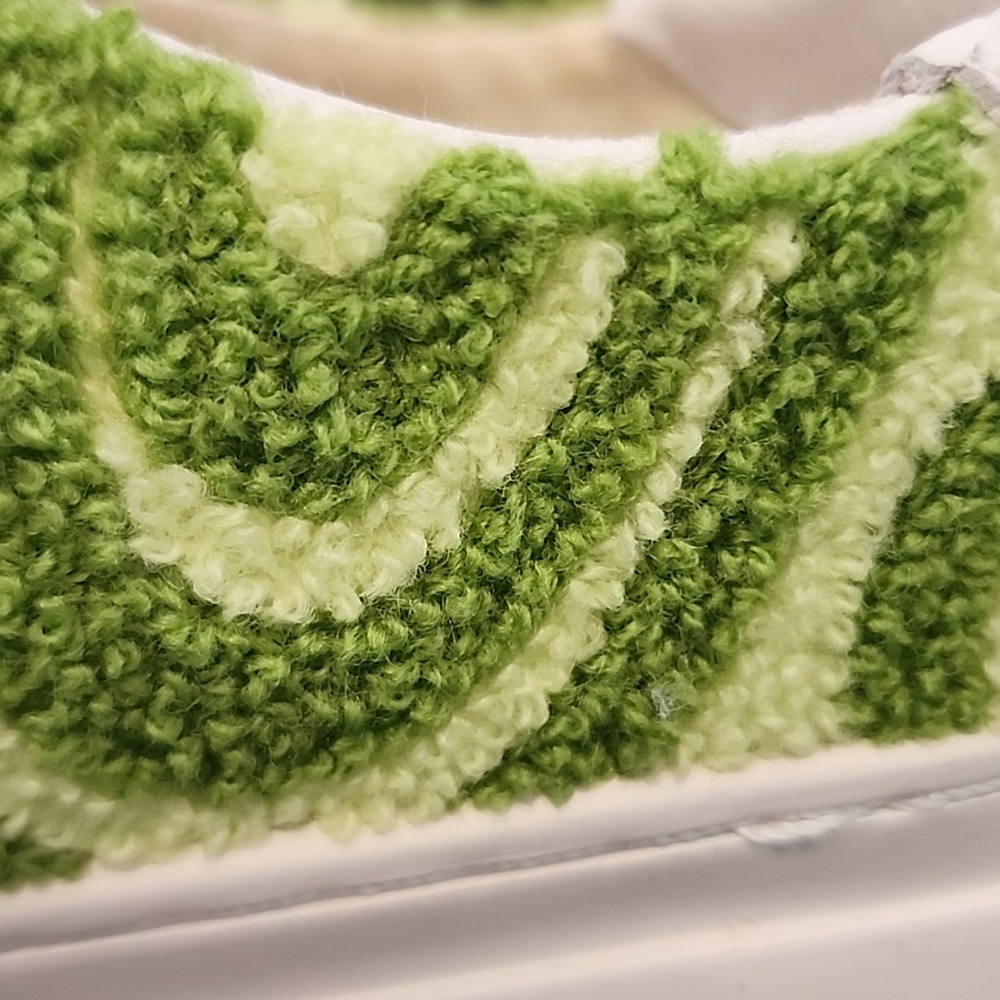 Soludos Ibiza Platform Psychedelic Spiral Sneakers Green White, Size 8 - Picture 6 of 13